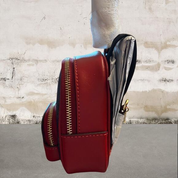 Coach NWT Mini Rowan Crossbody Bag In Colorblock Signature Canvas with Keychain - Picture 9 of 11